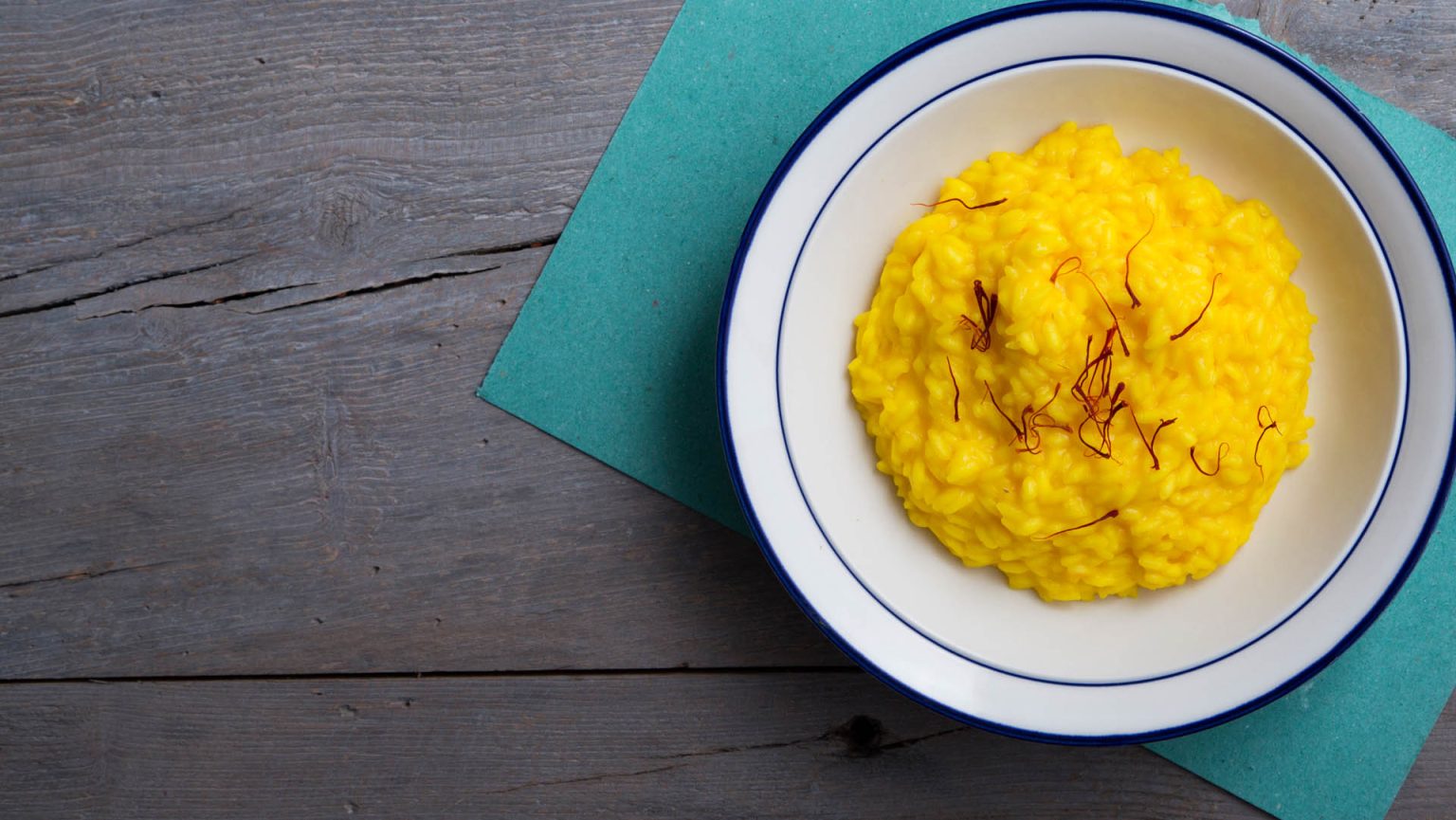 Risotto allo zafferano Riso Flora